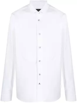 Philipp Plein рубашка с манишкой, белый