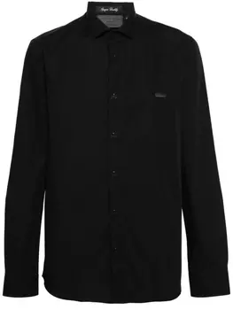 Philipp Plein рубашка Sugar Daddy Skull & Bones, черный