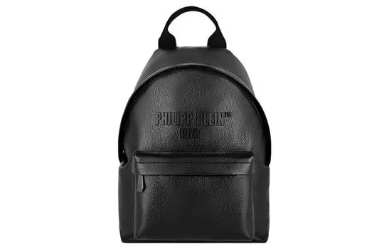 PHILIPP PLEIN Рюкзак из телячьей кожи, стандартный, унисекс, черный
