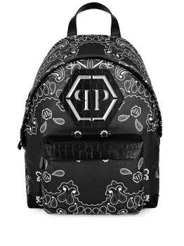 Philipp Plein рюкзак с логотипом, черный
