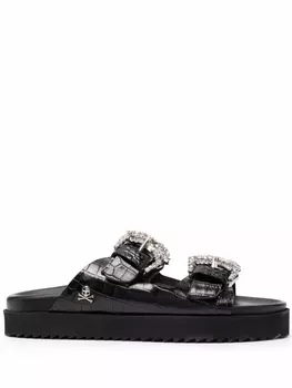 Philipp Plein сандалии Cocco, черный