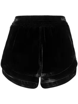 Philipp Plein шорты с эластичным поясом, черный