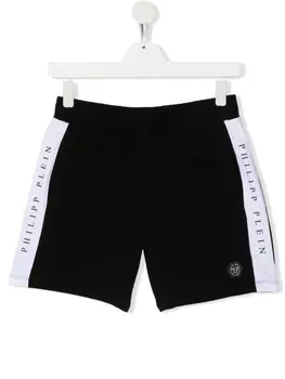 Philipp Plein шорты с логотипом, черный