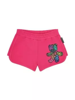 Philipp Plein шорты Teddy Bear, розовый