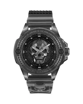 PHILIPP PLEIN Синтетические часы $kull, 45 мм, черный
