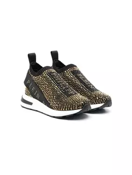Philipp Plein слипоны с логотипом, черный