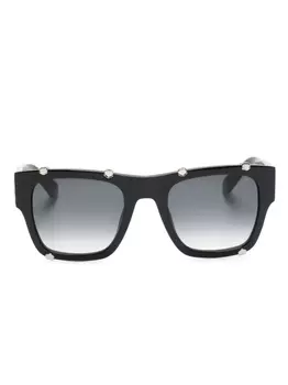 Philipp Plein солнцезащитные очки Icon Hexagon, черный
