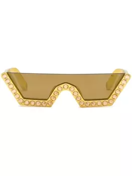 Philipp Plein солнцезащитные очки Plein Crystal Lux, золотистый