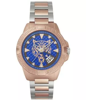 Philipp Plein Sport Touchdown Мужские часы-браслет с синим циферблатом, мультиколор