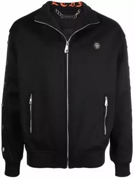 Philipp Plein спортивная куртка Skull, черный