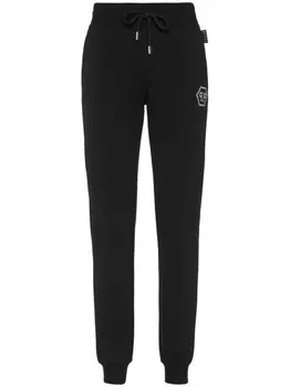 Philipp Plein спортивные брюки, украшенные кристаллами