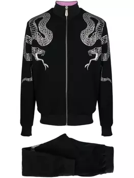 Philipp Plein спортивный костюм с кристаллами, черный
