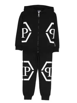 Philipp Plein спортивный костюм с логотипом, черный