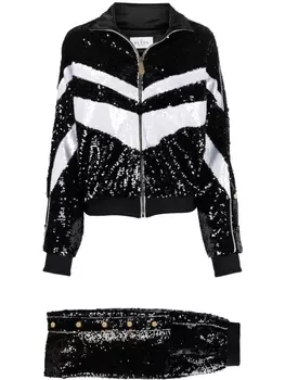 Philipp Plein спортивный костюм с пайетками, черный