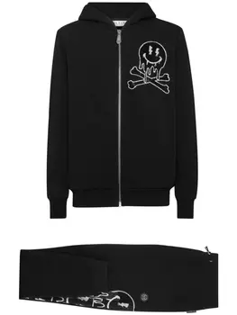 Philipp Plein спортивный костюм Skeleton, черный