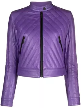 Philipp Plein стеганая куртка, фиолетовый
