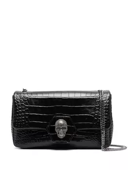 Philipp Plein сумка на плечо с декором Skull, черный