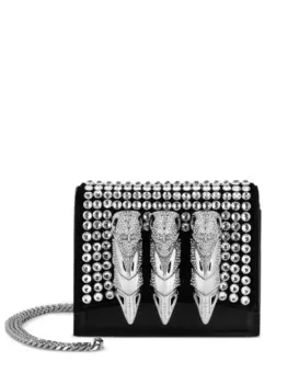 Philipp Plein сумка на плечо с декором skull, черный