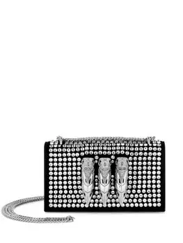Philipp Plein сумка на плечо с кристаллами, черный