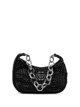 Philipp Plein сумка-тоут с кристаллами, черный