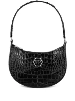 Philipp Plein сумка-тоут с принтом Croco, черный
