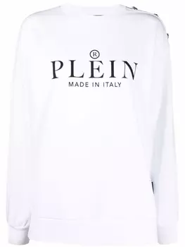 Philipp Plein толстовка с логотипом, белый