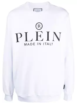 Philipp Plein толстовка с логотипом, белый