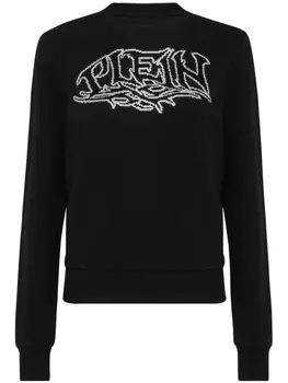 Philipp Plein толстовка с логотипом, черный