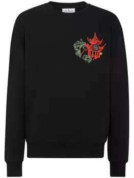 Philipp Plein толстовка с логотипом, черный