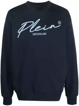 Philipp Plein толстовка с логотипом, синий
