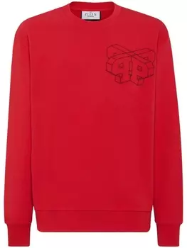 Philipp Plein толстовка Wire Frame, красный