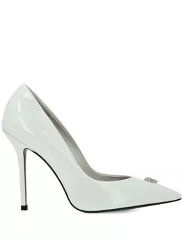 Philipp Plein туфли-лодочки с декольте, белый