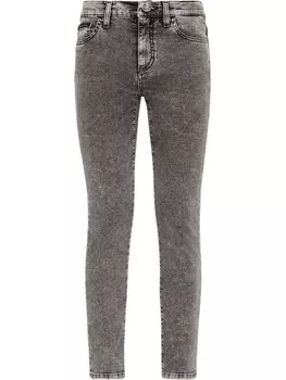 Philipp Plein укороченные джинсы скинни, серый