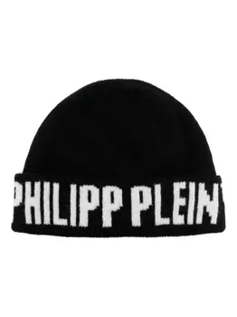 Philipp Plein жаккардовая шапка бини Philipp Plein, черный