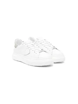 Philippe Model кеды с нашивкой-логотипом, белый