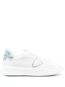 Philippe Model кроссовки с нашивкой-логотипом, белый
