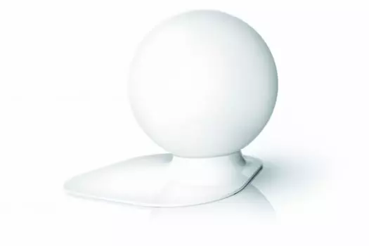 Philips Ecomoods настольная лампа, белый стеклянный шариковый переключатель, энергосберегающий 12 Вт E14