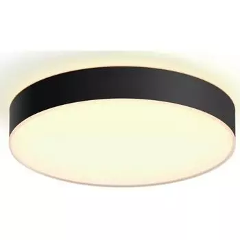 Philips Hue Bluetooth White Ambiance Светодиодный потолочный светильник Enrave черного цвета 33,5 Вт 4300 лм