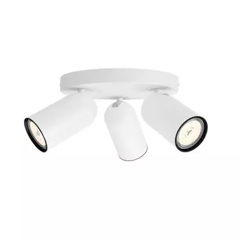 Philips myliving 5058331PN, Накладной точечный светильник, GU10, 3 лампы(и), LED, 220-240, белый