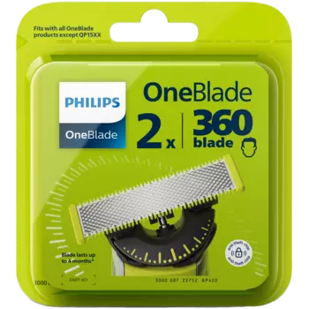 Philips Oneblade 360 QP420/50 сменные лезвия, 2 шт./1 упаковка