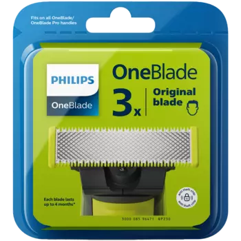 Philips Oneblade QP230/50 сменные лезвия, 3 шт/1 упаковка