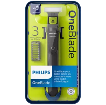 Philips OneBlade QP2520/20 набор для лица: бритва 1 шт + насадки 3 шт + зарядное устройство 1 шт