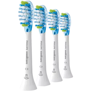Philips Sonicare C3 Premium звуковые насадки для зубных щеток, белые, 4 шт./1 упаковка