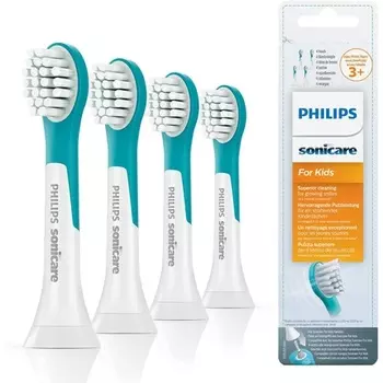 Philips Sonicare для детей, оригинальные компактные насадки для зубных щеток Sonic