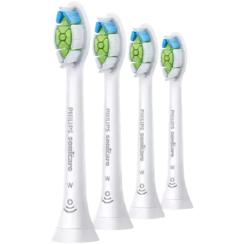 Philips Sonicare W2 Optimal White HX6064/10 звуковые насадки для зубных щеток, 4 шт/1 упаковка