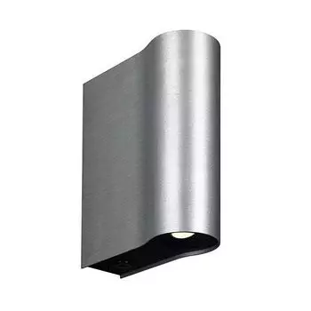 Philips Светодиодный настенный светильник Pytha Alu Up & Down Настенный светильник 2700K 260lm 2x 2W, серебро