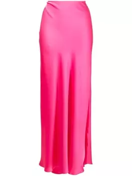 Philosophy Di Lorenzo Serafini атласная юбка макси с завышенной талией, розовый
