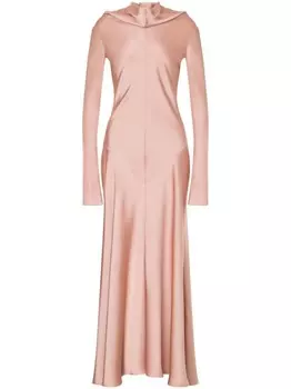 Philosophy Di Lorenzo Serafini атласное платье с драпировкой, розовый