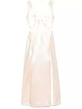 Philosophy Di Lorenzo Serafini атласное платье макси, розовый