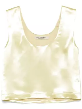 Philosophy Di Lorenzo Serafini атласный топ без рукавов, желтый